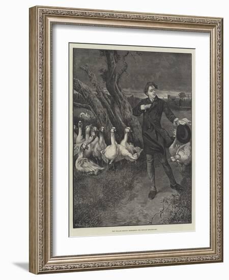 The Village Roscius Rehearsing for Private Theatricals-William Weekes-Framed Giclee Print