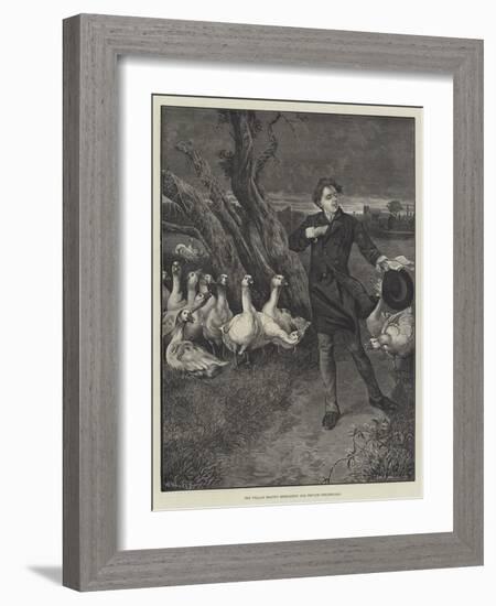 The Village Roscius Rehearsing for Private Theatricals-William Weekes-Framed Giclee Print