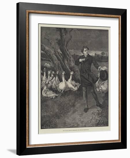 The Village Roscius Rehearsing for Private Theatricals-William Weekes-Framed Giclee Print