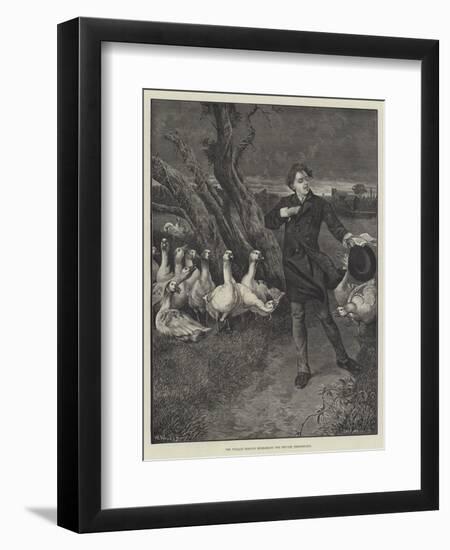 The Village Roscius Rehearsing for Private Theatricals-William Weekes-Framed Giclee Print