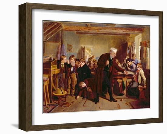 The Village School, 1857-William Henry Knight-Framed Giclee Print