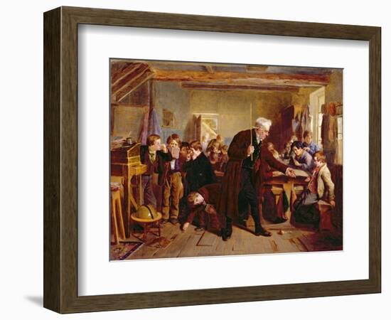 The Village School, 1857-William Henry Knight-Framed Giclee Print