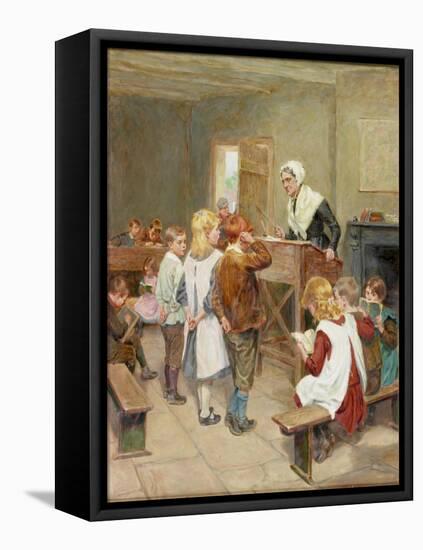 The Village School, 1912-Ralph Hedley-Framed Premier Image Canvas