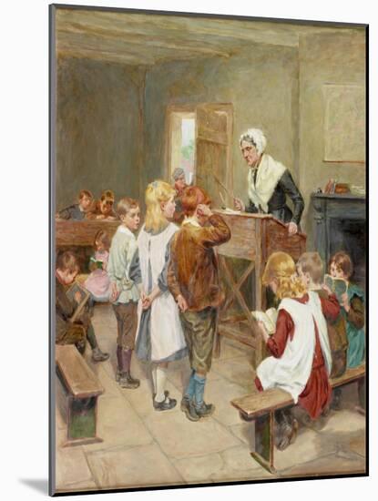 The Village School, 1912-Ralph Hedley-Mounted Giclee Print