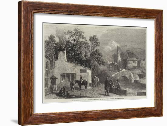 The Village Smithy, Exhibition of the Society of Painters in Water-Colours-George Haydock Dodgson-Framed Giclee Print