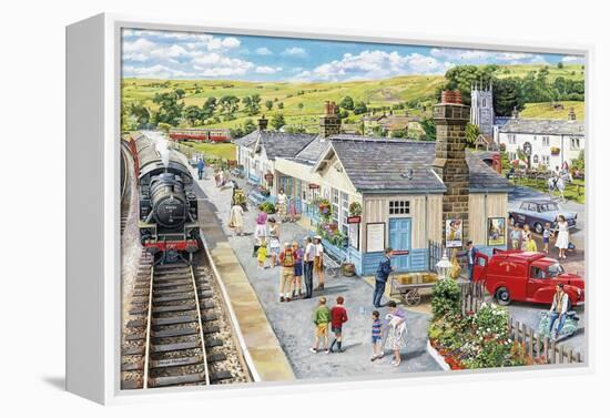 The Village Station-Trevor Mitchell-Framed Premier Image Canvas