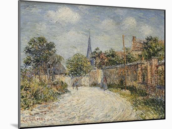 The Village Street; La Rue De Village-Gustave Loiseau-Mounted Giclee Print