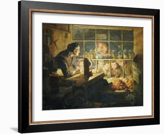 The Village Sweet Shop, 1897-Ralph Hedley-Framed Giclee Print