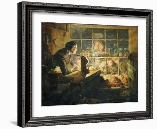 The Village Sweet Shop, 1897-Ralph Hedley-Framed Giclee Print