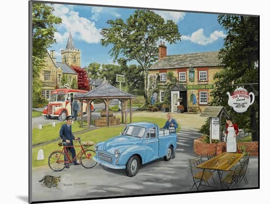 The Village Tea Rooms-Trevor Mitchell-Mounted Giclee Print