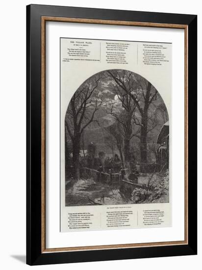 The Village Waits, by Mrs T K Hervey-null-Framed Giclee Print