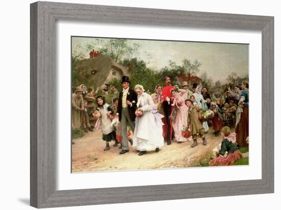 The Village Wedding, 1883-Sir Samuel Luke Fildes-Framed Giclee Print