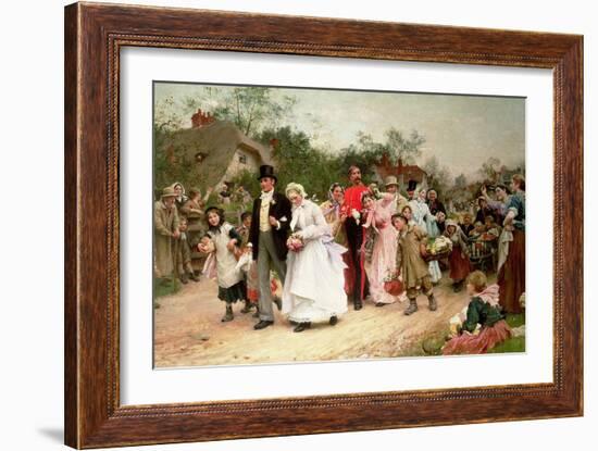 The Village Wedding, 1883-Sir Samuel Luke Fildes-Framed Giclee Print