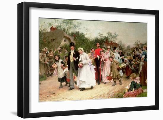 The Village Wedding, 1883-Sir Samuel Luke Fildes-Framed Giclee Print