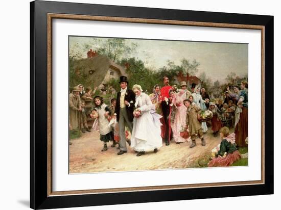 The Village Wedding, 1883-Sir Samuel Luke Fildes-Framed Giclee Print