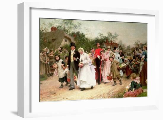 The Village Wedding, 1883-Sir Samuel Luke Fildes-Framed Giclee Print