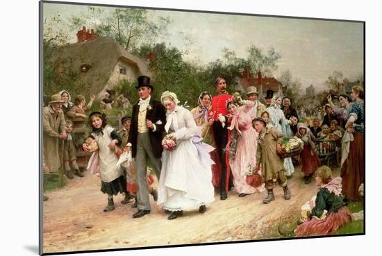 The Village Wedding, 1883-Sir Samuel Luke Fildes-Mounted Giclee Print