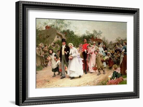 The Village Wedding, 1883-Sir Samuel Luke Fildes-Framed Giclee Print