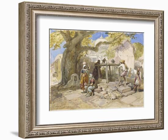 The Village Well, 1864-William 'Crimea' Simpson-Framed Giclee Print