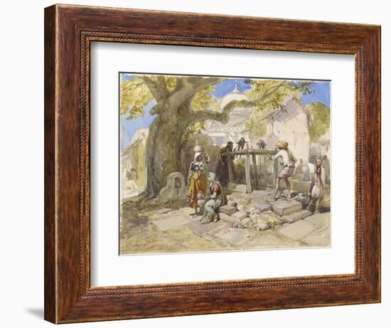 The Village Well, 1864-William 'Crimea' Simpson-Framed Giclee Print
