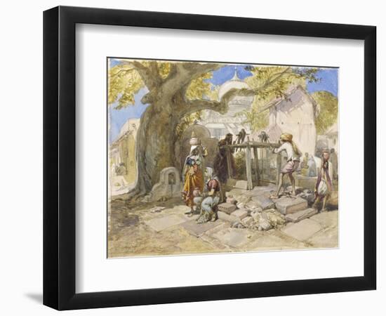 The Village Well, 1864-William 'Crimea' Simpson-Framed Giclee Print