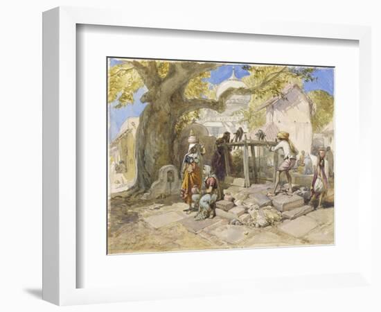 The Village Well, 1864-William 'Crimea' Simpson-Framed Giclee Print