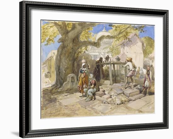 The Village Well, 1864-William 'Crimea' Simpson-Framed Giclee Print