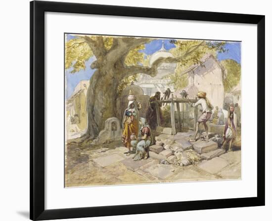 The Village Well, 1864-William 'Crimea' Simpson-Framed Giclee Print