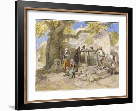 The Village Well, 1864-William 'Crimea' Simpson-Framed Giclee Print