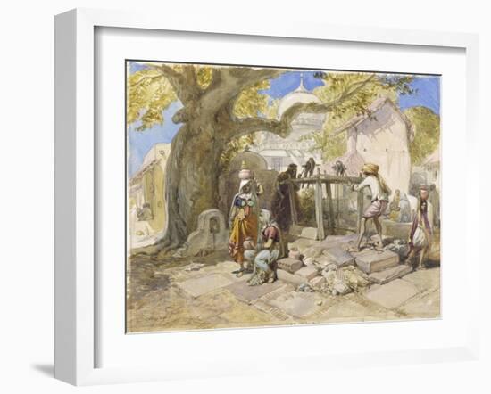 The Village Well, 1864-William 'Crimea' Simpson-Framed Giclee Print