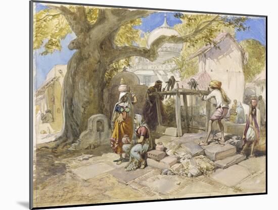The Village Well, 1864-William 'Crimea' Simpson-Mounted Giclee Print
