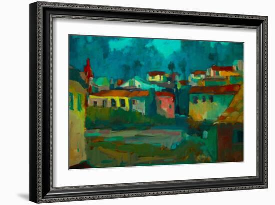 The Village-Eddie Barbini-Framed Art Print