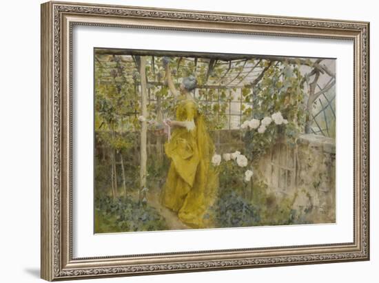 The Vine, 1884-Carl Larsson-Framed Giclee Print