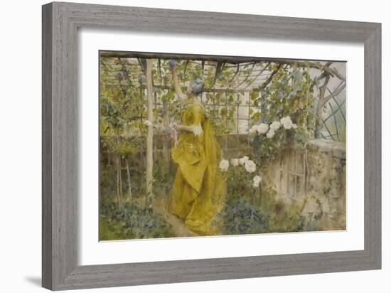 The Vine, 1884-Carl Larsson-Framed Giclee Print