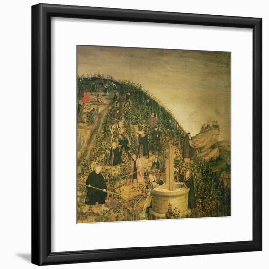 The Vineyard of the Lord, 1569 (Detail)-Lucas Cranach the Younger-Framed Giclee Print