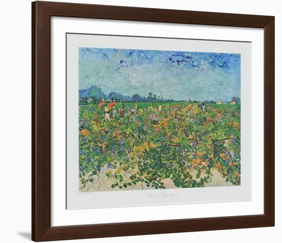 The Vineyard-Vincent van Gogh-Framed Collectable Print