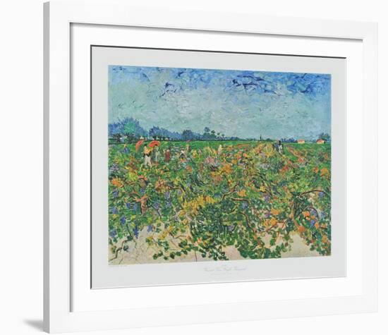 The Vineyard-Vincent van Gogh-Framed Collectable Print