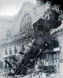 Train Wreck at Montparnasse, Paris, France 1895-The Vintage Collection-Giclee Print