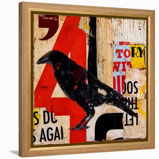 The Vintage Crow-Erin Ashley-Framed Stretched Canvas