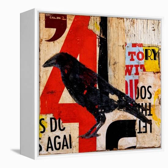 The Vintage Crow-Erin Ashley-Framed Stretched Canvas