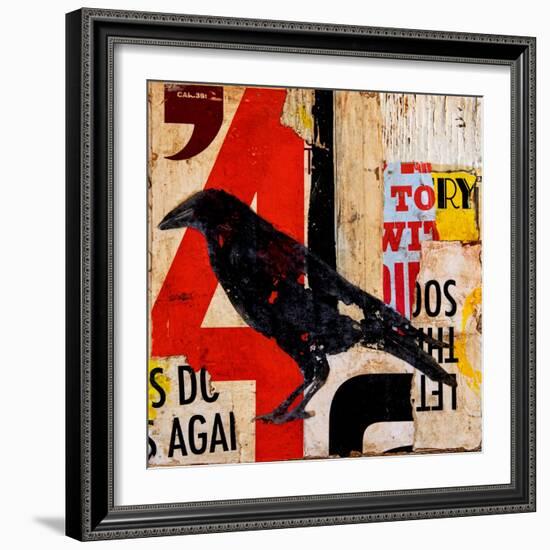 The Vintage Crow-Erin Ashley-Framed Art Print