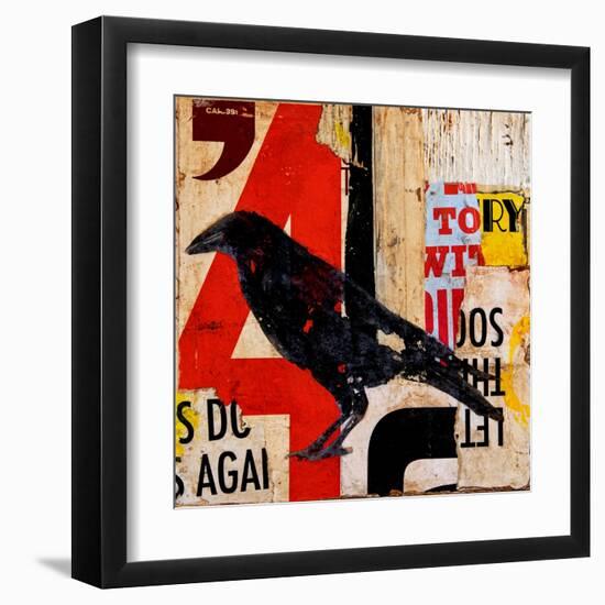 The Vintage Crow-Erin Ashley-Framed Art Print