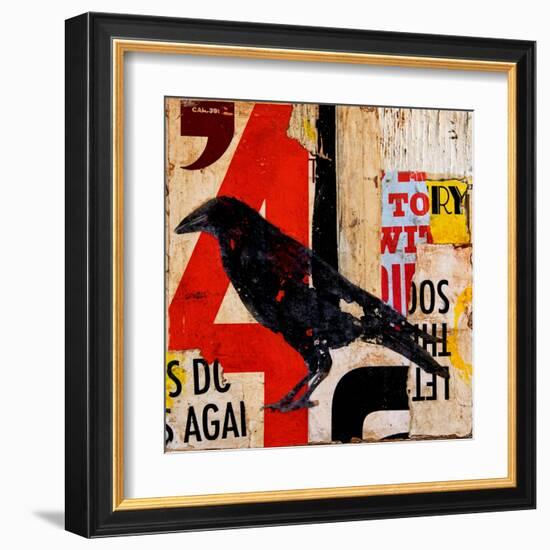 The Vintage Crow-Erin Ashley-Framed Art Print