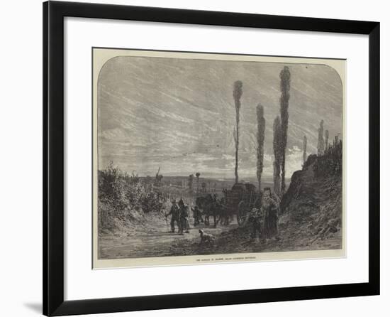 The Vintage in France, Grape Gatherers Returning-null-Framed Giclee Print