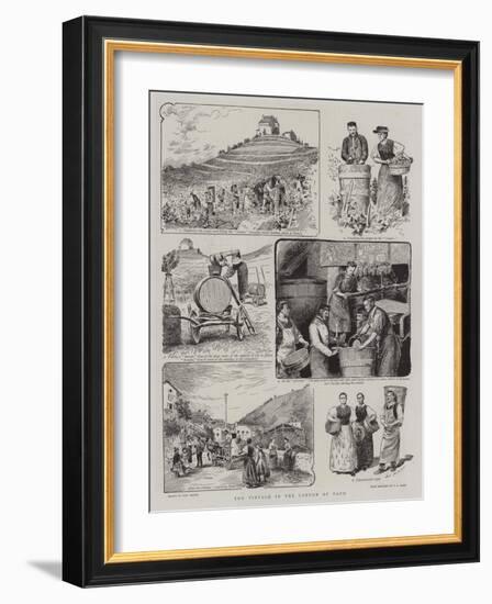 The Vintage in the Canton of Vaud-Paul Destez-Framed Giclee Print