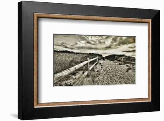 The Vintage Vanishing Point-Eric Wood-Framed Art Print