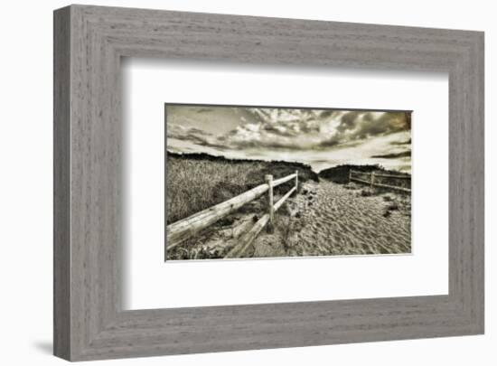 The Vintage Vanishing Point-Eric Wood-Framed Art Print