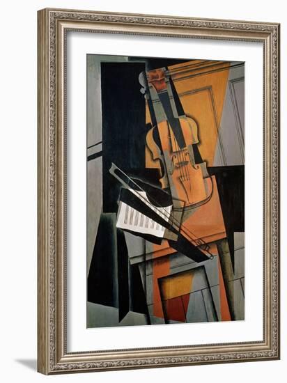 The Violin, 1916-Juan Gris-Framed Giclee Print