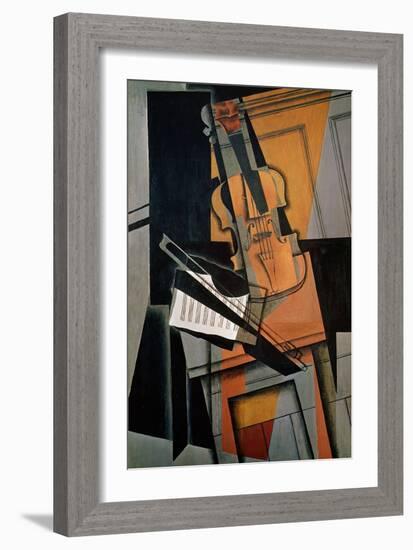 The Violin, 1916-Juan Gris-Framed Giclee Print