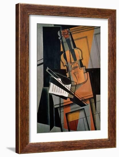 The Violin, 1916-Juan Gris-Framed Giclee Print